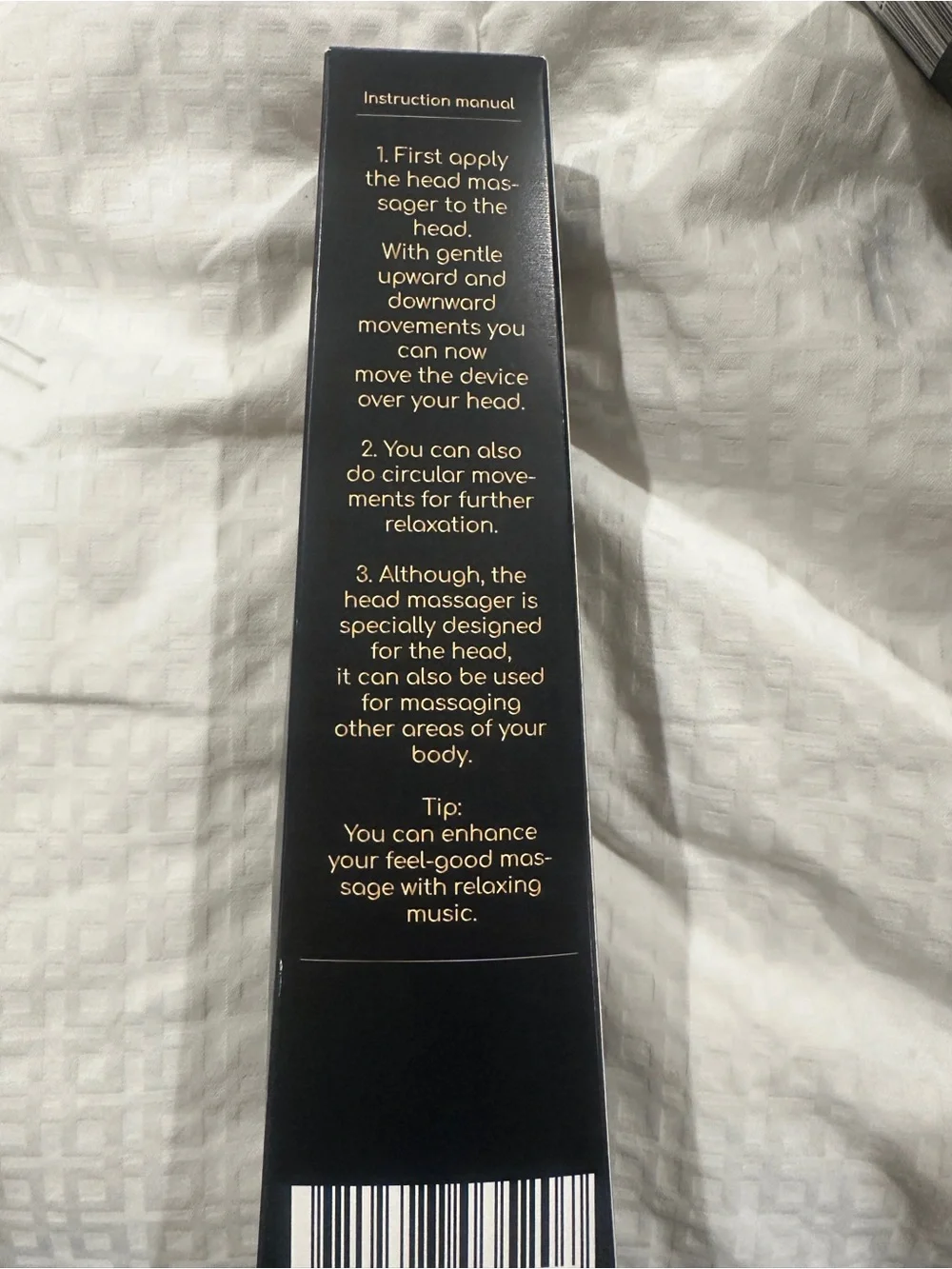 100% pure titanium needle Scalp Head Massager